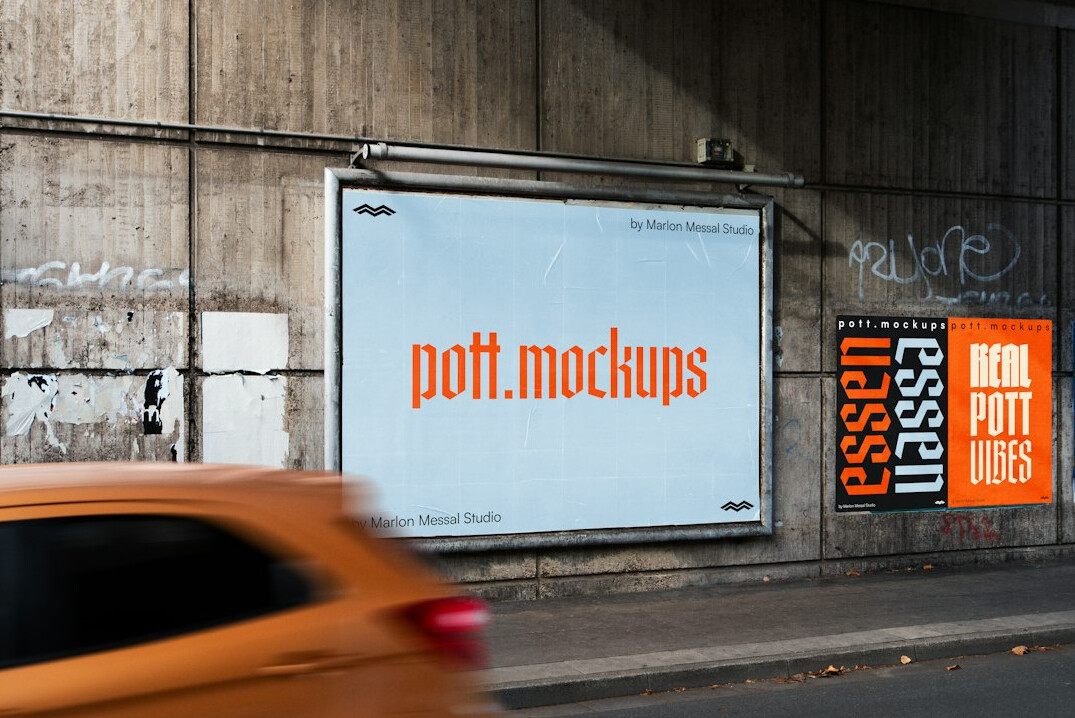 modern street poster